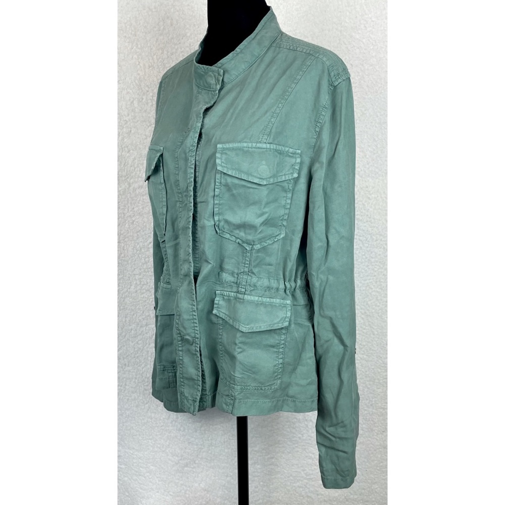 SANCTUARY • Green Trellis Safari Utility Jacket, L - Picture 9 of 16